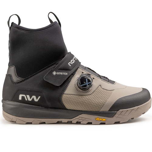 NORTHWAVE Kingrock PLUS MID GTX | jesienno-zimowe buty rowerowe | MTB / ENDURO | SPD | VIBRAM ® | GORE-TEX ™ | black / sand