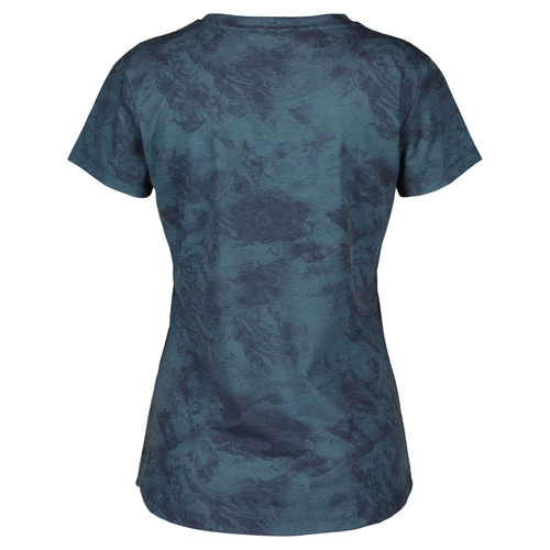 SCOTT DRI Tie Dye Women's Tee | damska koszulka turystyczno-sportowa | dark blue / metal blue