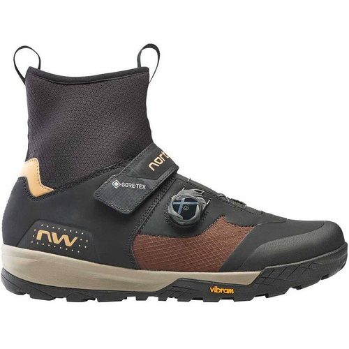 NORTHWAVE Kingrock PLUS MID GTX | jesienno-zimowe buty rowerowe | MTB / ENDURO | SPD | VIBRAM ® | GORE-TEX ™ | black / brown