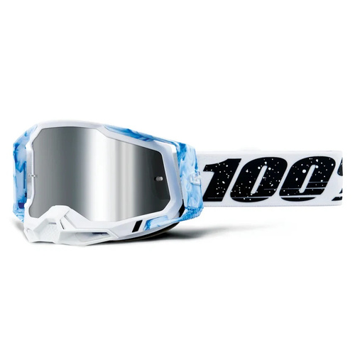 100%The Racecraft 2 Mixos | MX / ENDURO / MTB goggles | 2 x lens: MIRROR SILVER FLASH + CLEAR