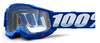 100% The Accuri 2 Goggles BLUE | bike MTB / ENDURO / MX | MIRROR BLUE + CLEAR lens