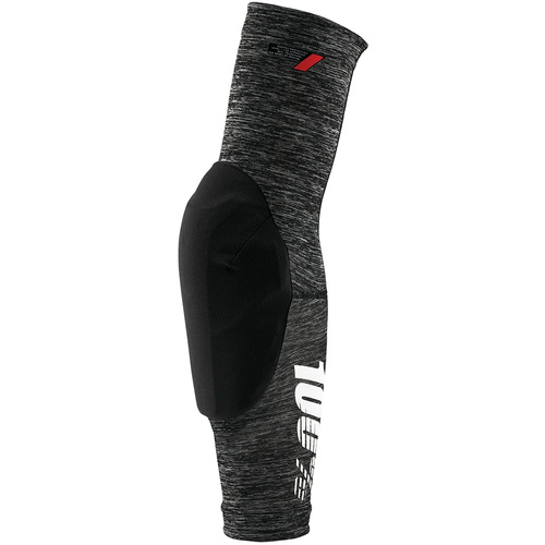 100% TeraTec Elbow Guards | SMART SHOCK | Level 1 | grey heather / black