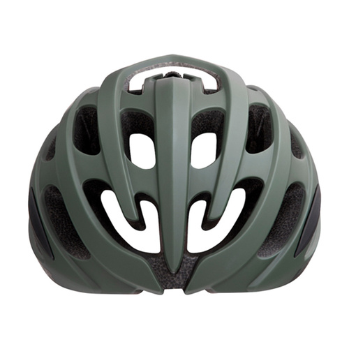 LAZER Blade+ | kask rowerowy szosowy | matte dark green / fluo yellow