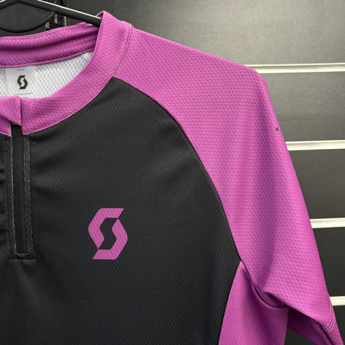 SCOTT Endurance 20 s/sl Women's Jersey | damska koszulka rowerowa | black / liquid purple