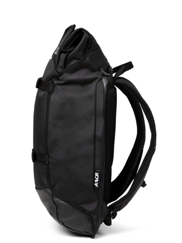 AEVOR Trip Pack PROOF Black 26-33l | bike / city / trip bikepack | WATERPROOF 13K | LAPTOP 15" | 800g