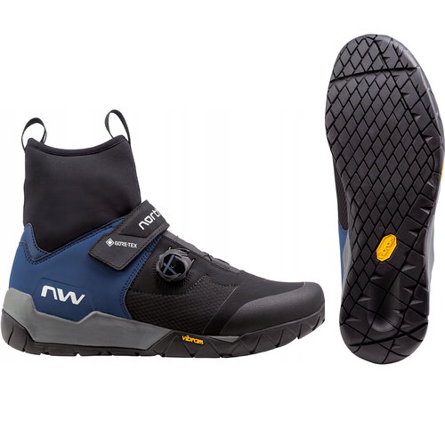 NORTHWAVE Multicross MID GTX | bike shoes | VIBRAM ® | GORE-TEX ™ | MTB / ENDURO / ADVENTURE | FLAT |  black / deep blue