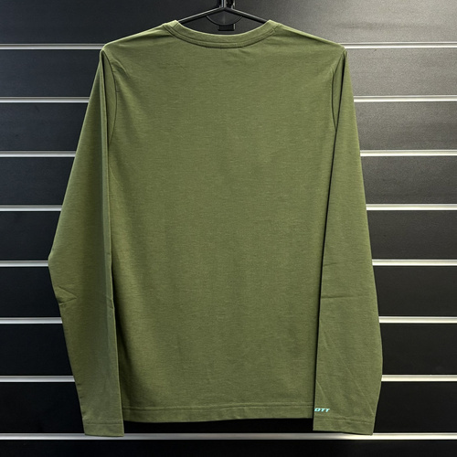 SCOTT Defined DRI Womens' Tee l/s | damska koszulka sportowo-turystyczna z długim rękawem | hay green