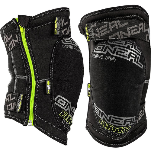 O'NEAL AMX ZIP Knee Guard | ochraniacze rowerowe kolan z zamkiem | IPX ® | ZIP | ENDURO / MTB / E-BIKE | black