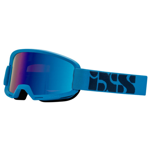 IXS Hack RACING BLUE | gogle rowerowe | Cobalt MIRROR Lens / LT 21%
