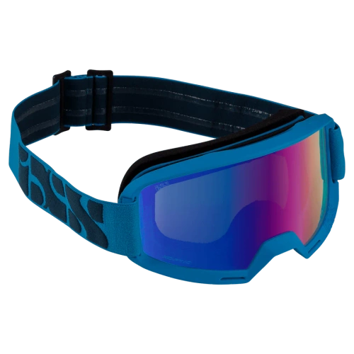 IXS Hack RACING BLUE | bike goggles | Cobalt MIRROR Lens / LT 21%