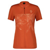 SCOTT Trail Flow Zip SS Women's Shirt | braze orange / rose beige