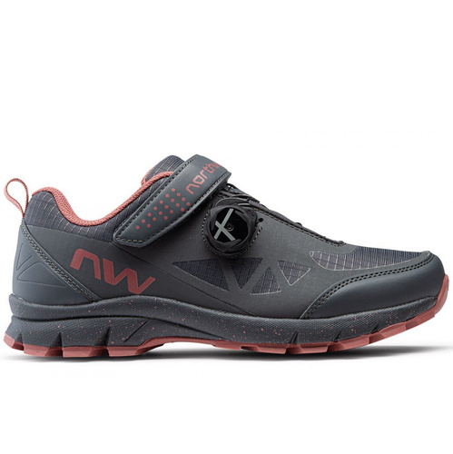 NORTHWAVE Corsair Wmn | damskie buty rowerowe | All Terrain | MTB | SPD | dark grey / pink