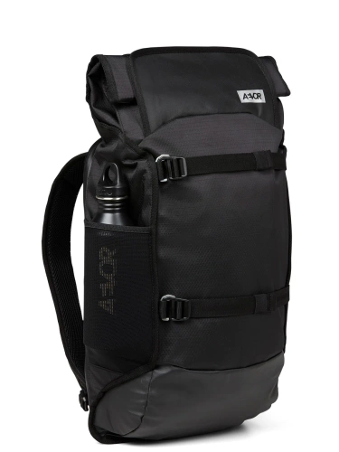 AEVOR Trip Pack PROOF Black 26-33l | plecak rowerowy / miejski / wyprawowy | WATERPROOF 13K | LAPTOP 15" | 800g