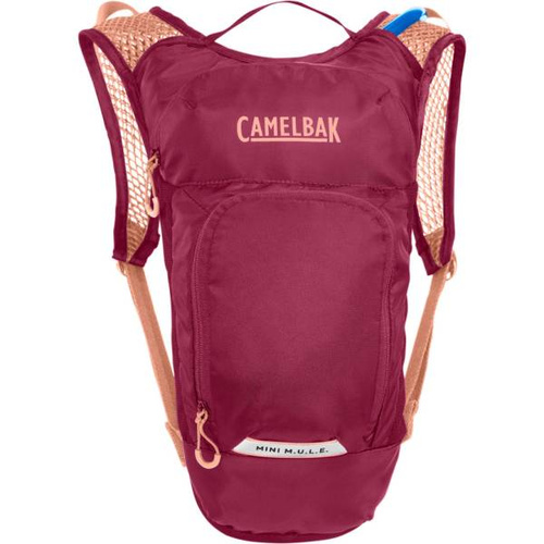 Dziecięcy plecak rowerowy z bukłakiem CAMELBAK Mini M.U.L.E. hot pink / purple stripe