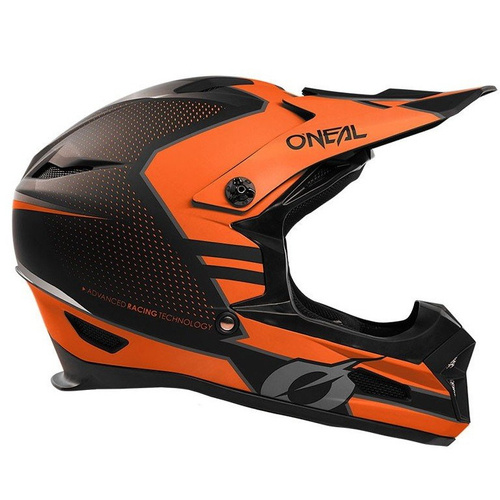 O'NEAL Fury STAGE V.23 |  bike helmet | GOPRO mount | ABS | MTB / ENDURO / DH | FULLFACE / FF | gray / orange