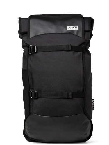 AEVOR Trip Pack PROOF Black 26-33l | bike / city / trip bikepack | WATERPROOF 13K | LAPTOP 15" | 800g