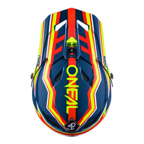 O'NEAL Fury | kask rowerowy | GOPRO mount | ABS | MTB / ENDURO / DH | FULLFACE / FF | rapid blue / neon yellow