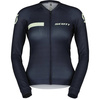 SCOTT RC Pro Long Sleeve Women's Jersey | damska koszulka rowerowa | dark blue / fresh green