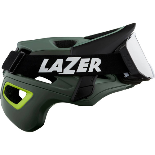 LAZER Jackal MIPS ® | bike helmet | MTB / ENDURO | matte dark green / flash yellow