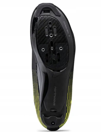 NORTHWAVE Storm 2 | road cycling shoes | 100% CARBON inserts | black / yellow fluo