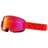 IXS Hack RACING RED | gogle rowerowe | Crimson MIRROR Lens / LT 21%