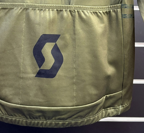 SCOTT RC Team Warm Graphics Long-sleeve Women's Jersey | damska koszulka rowerowa | fir green