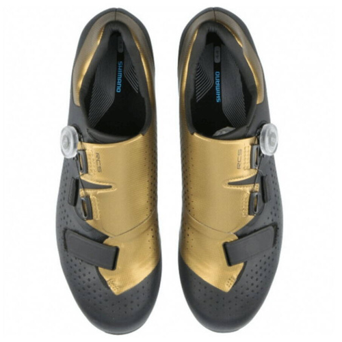 SHIMANO RC5 | cycling road shoes | BOA ® | CARBON | black / gold