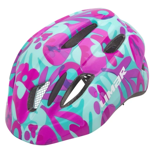 LIMAR Kid PRO | kid's bike helmet | turquoise foliage