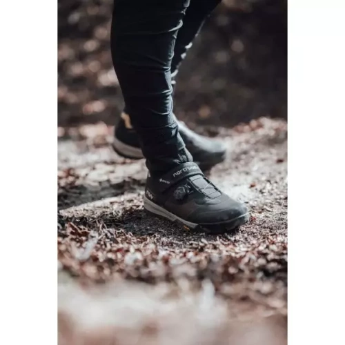 NORTHWAVE Kingrock PLUS MID GTX | bike shoes | MTB / ENDURO | SPD | VIBRAM ® | GORE-TEX ™ | black / forest green