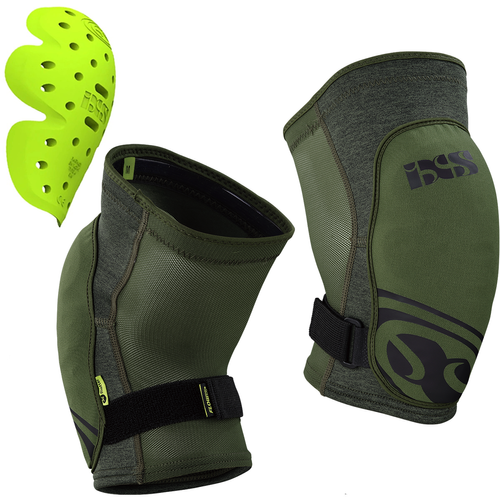 IXS Flow EVO+ Knee Guards | ochraniacze kolan | ENDURO / MTB / E-BIKE | X-MATTER | KEVLAR | olive