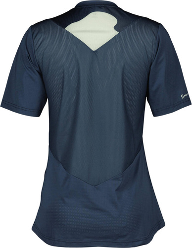 SCOTT Trail Vertic SS Women's Tee | damska koszulka rowerowa | MTB / ENDURO | metal blue / fresh green