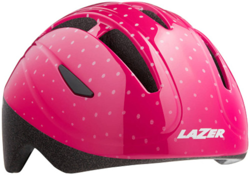 LAZER Bob+ | kid's bike helmet | pink dots