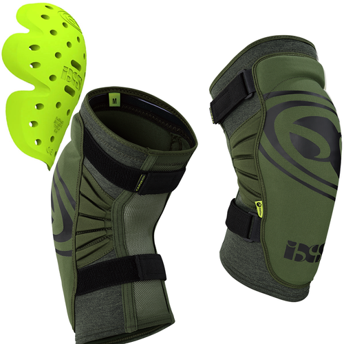 IXS Carve EVO+ Knee Guards | ochraniacze kolan | X-MATTER | KEVLAR | olive