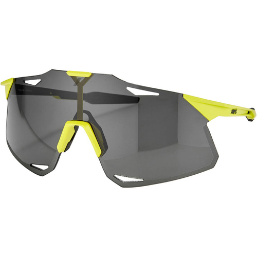 100% HyperCraft | sunglasses | Matte Banana Bike | SMOKE lens LT 12% + CLEAR lens LT 93%| 2 LENSES