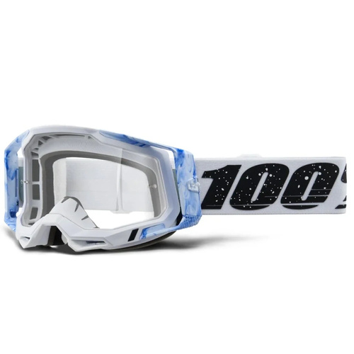100%The Racecraft 2 Mixos | MX / ENDURO / MTB goggles | 2 x lens: MIRROR SILVER FLASH + CLEAR