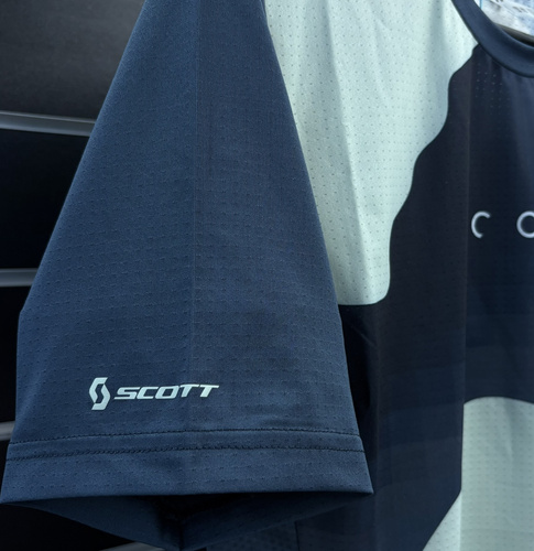 SCOTT Trail Vertic SS Women's Tee | MTB / ENDURO | metal blue / fresh green