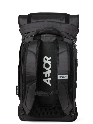AEVOR Trip Pack PROOF Black 26-33l | plecak rowerowy / miejski / wyprawowy | WATERPROOF 13K | LAPTOP 15" | 800g