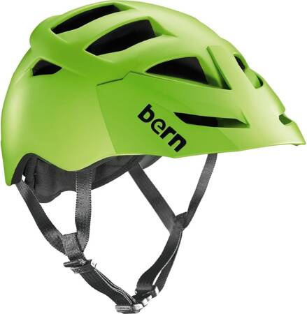 BERN Morrison | kask rowerowy | ZIP MOLD+ ® | BOA ® | ALL SEASON | MTB / E-BIKE / TRAIL / URBAN | matte neon green w/ green visor