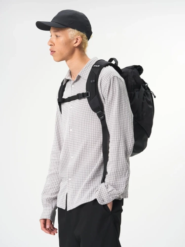 AEVOR Roll Pack PROOF Black 20-28l | plecak rowerowy / miejski | LAPTOP 15" | 760g