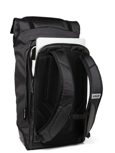 AEVOR Trip Pack PROOF Black 26-33l | plecak rowerowy / miejski / wyprawowy | WATERPROOF 13K | LAPTOP 15" | 800g