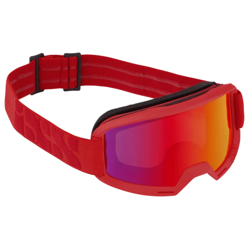 IXS Hack RACING RED | gogle rowerowe | Crimson MIRROR Lens / LT 21%