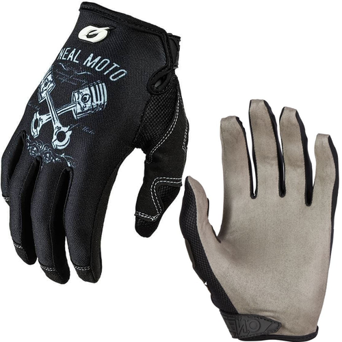 O'NEAL Mayhem Pistons Long Gloves | Nanofront ® | black / white