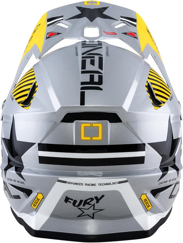 O'NEAL Fury EVO Afterburner | kask rowerowy | ABS | MTB / ENDURO / DH | FULLFACE / FF | silver