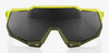 100% SpeedTrap Soft Tact Banana Glasses | BLACK MIRROR lens LT 12% + CLEAR lens LT 93% | 2 LENSES