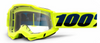 100% The Accuri 2 Goggles Fluo YELLOW  | gogle rowerowe MTB / ENDURO / MX | MIRROR GOLD + CLEAR lens
