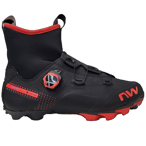 NORTHWAVE Celsius XC Arctic GTX | winter bike shoes | GORE-TEX ™ | MTB | SPD | black / red