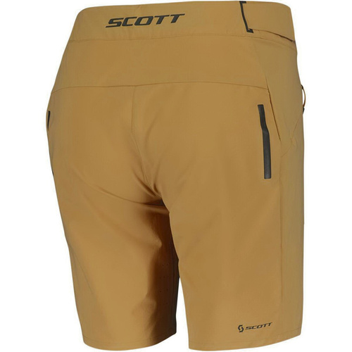 SCOTT Shorts W's Endurance ls/fit w/pad | damskie szorty / spodenki rowerowe | + wewnętrzne spodenki z wkładką | MTB / ENDURO / GRAVEL | silt beige