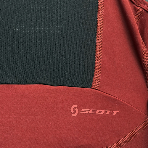 SCOTT Endurance + Men's Bibshorts | spodenki rowerowe | wood red