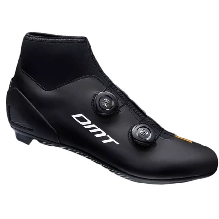 DMT DW1 | road cycling shoes | Waterproof | 2 x BOA ® | 235g | black / white /orange / clear