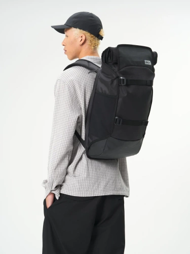 AEVOR Trip Pack PROOF Black 26-33l | bike / city / trip bikepack | WATERPROOF 13K | LAPTOP 15" | 800g